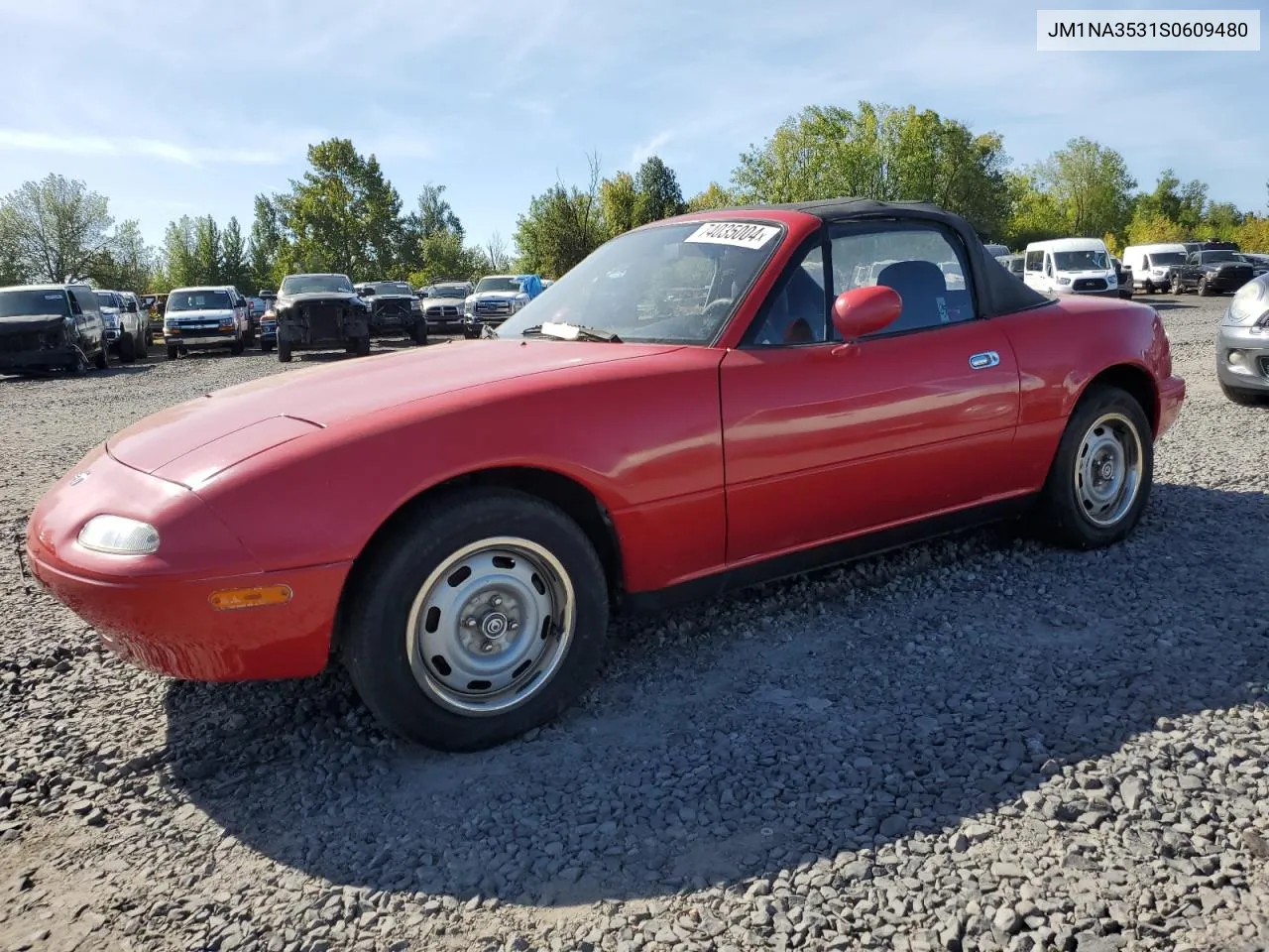 1995 Mazda Mx-5 Miata VIN: JM1NA3531S0609480 Lot: 74035004