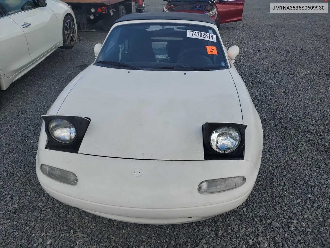 1995 Mazda Mx-5 Miata VIN: JM1NA3536S0609930 Lot: 74702814