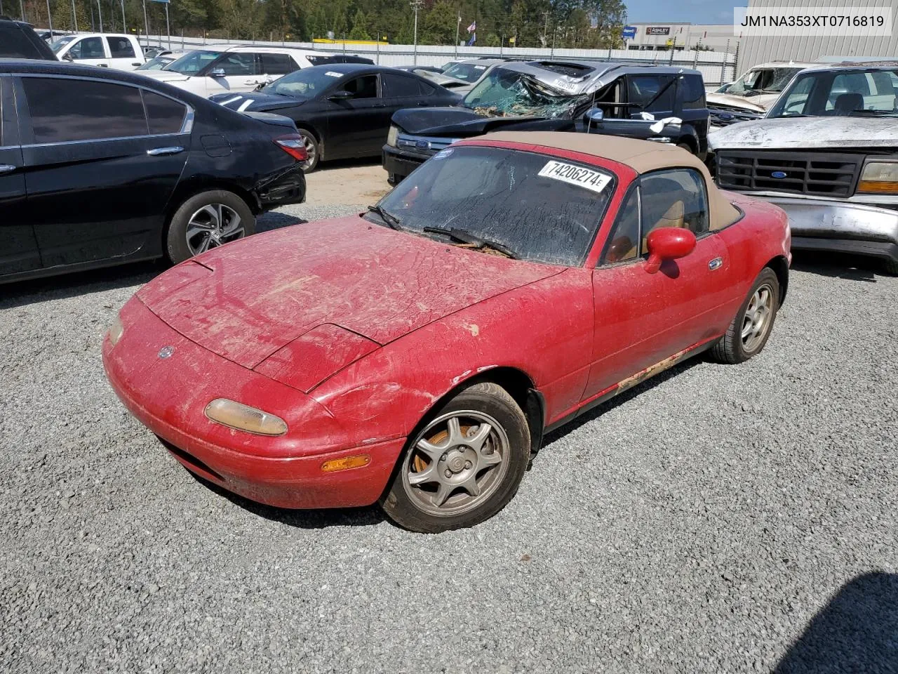 1996 Mazda Mx-5 Miata VIN: JM1NA353XT0716819 Lot: 74206274