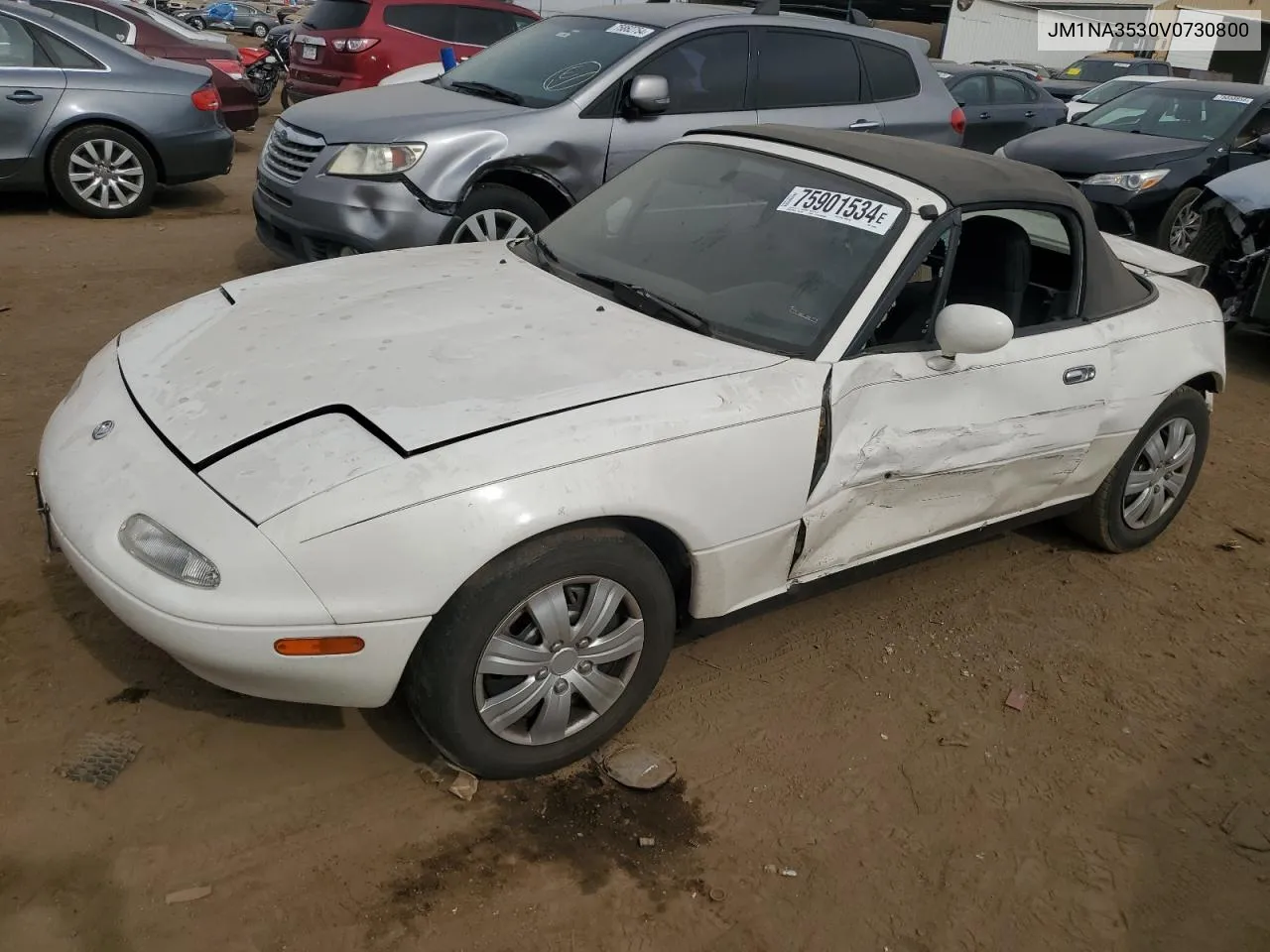 1997 Mazda Mx-5 Miata VIN: JM1NA3530V0730800 Lot: 75901534