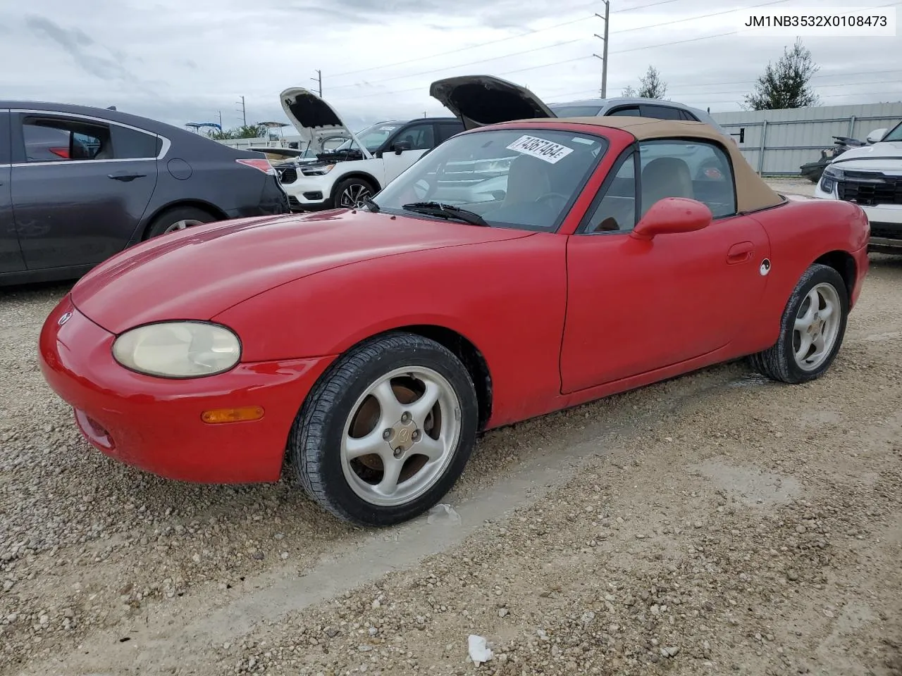 1999 Mazda Mx-5 Miata VIN: JM1NB3532X0108473 Lot: 74367464