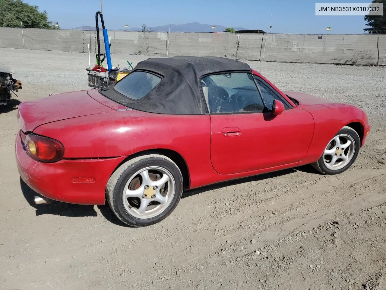 1999 Mazda Mx-5 Miata VIN: JM1NB3531X0107332 Lot: 75381054