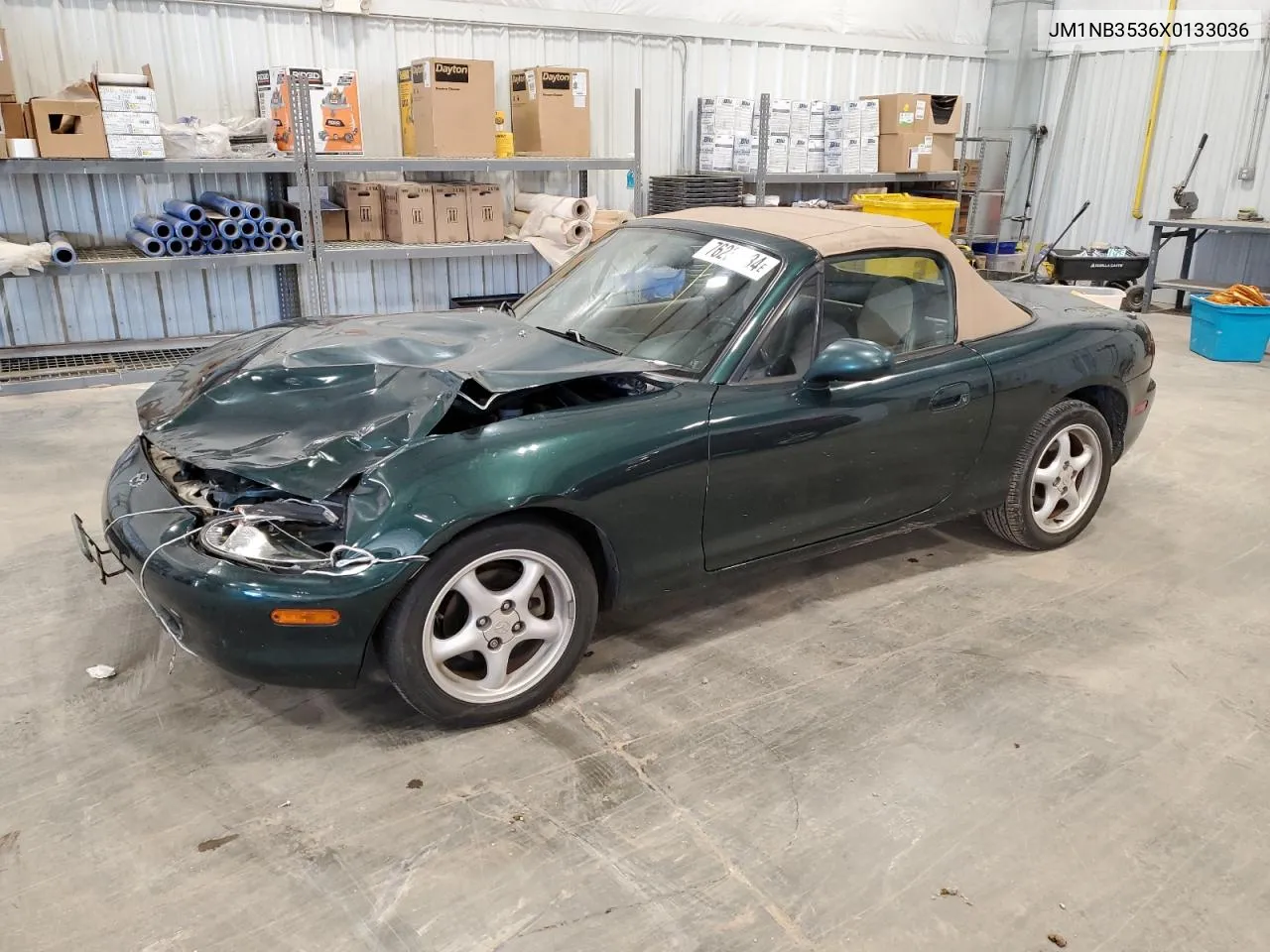 1999 Mazda Mx-5 Miata VIN: JM1NB3536X0133036 Lot: 76238434