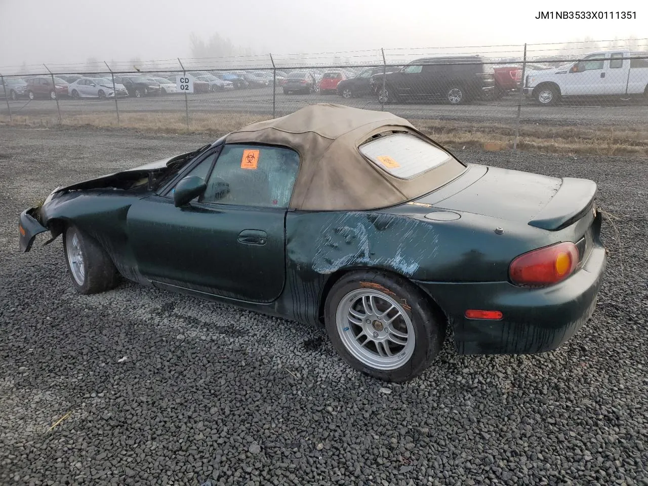 1999 Mazda Mx-5 Miata VIN: JM1NB3533X0111351 Lot: 77850704