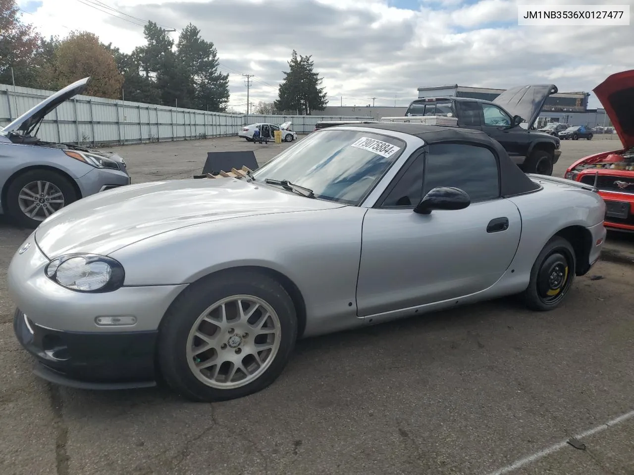 1999 Mazda Mx-5 Miata VIN: JM1NB3536X0127477 Lot: 79075884