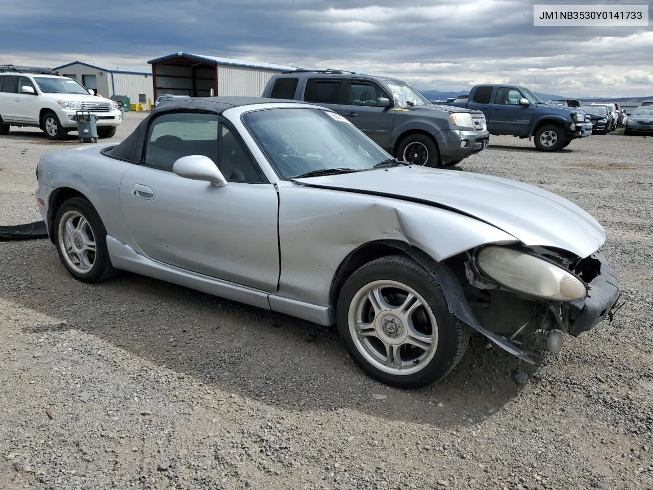 2000 Mazda Mx-5 Miata Base VIN: JM1NB3530Y0141733 Lot: 68888174