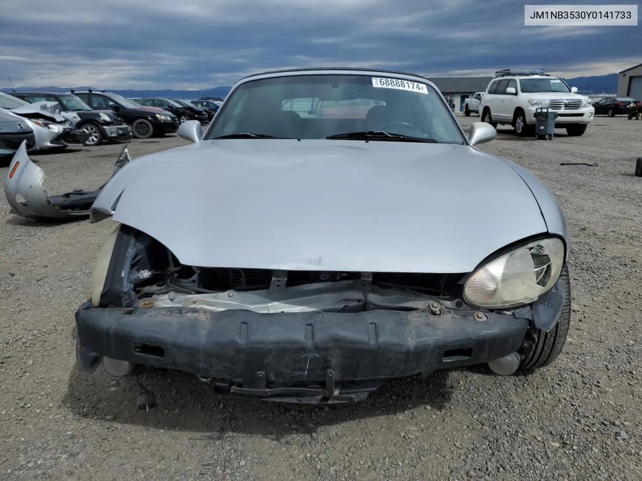 2000 Mazda Mx-5 Miata Base VIN: JM1NB3530Y0141733 Lot: 68888174