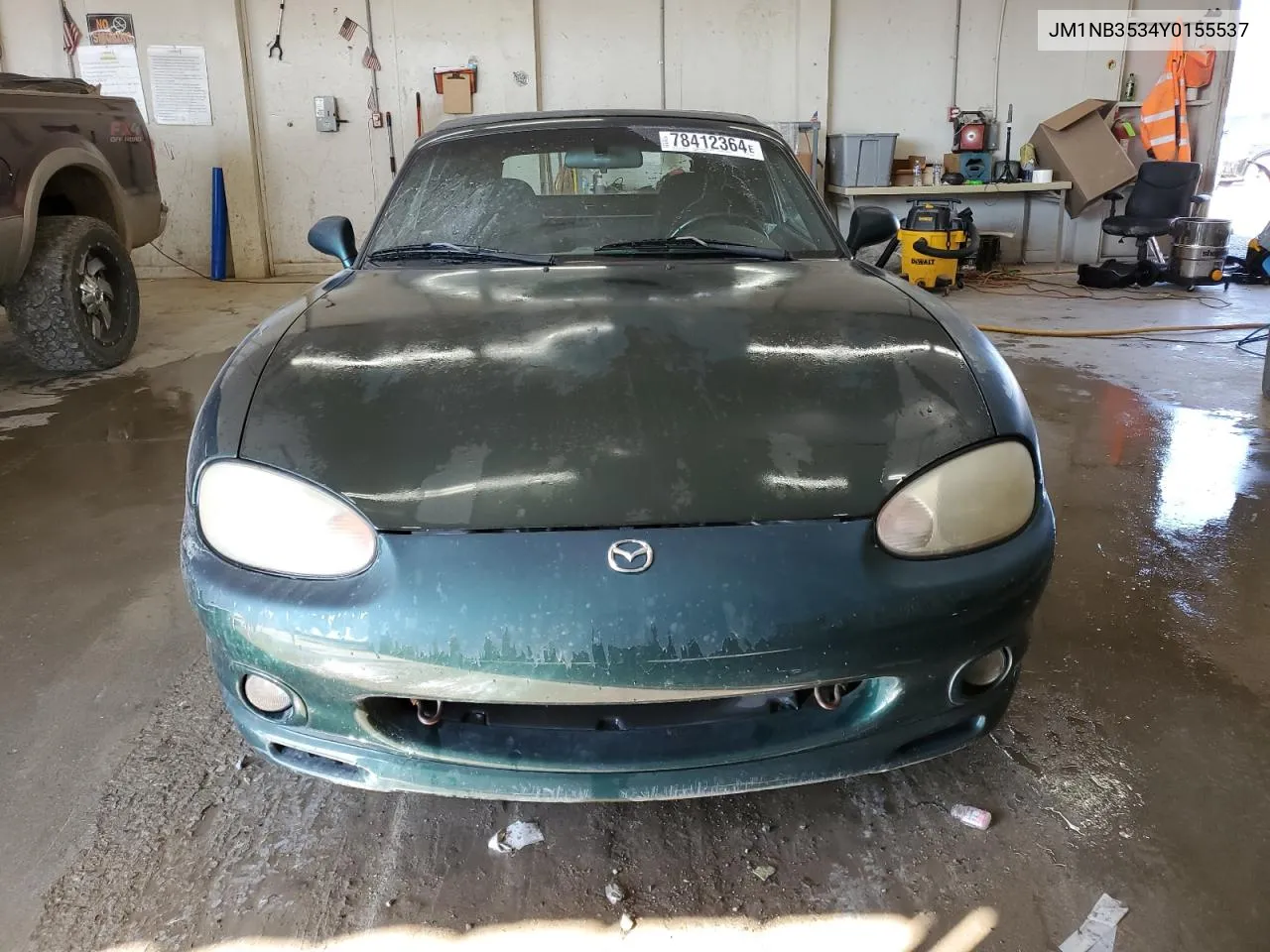 2000 Mazda Mx-5 Miata Base VIN: JM1NB3534Y0155537 Lot: 78412364