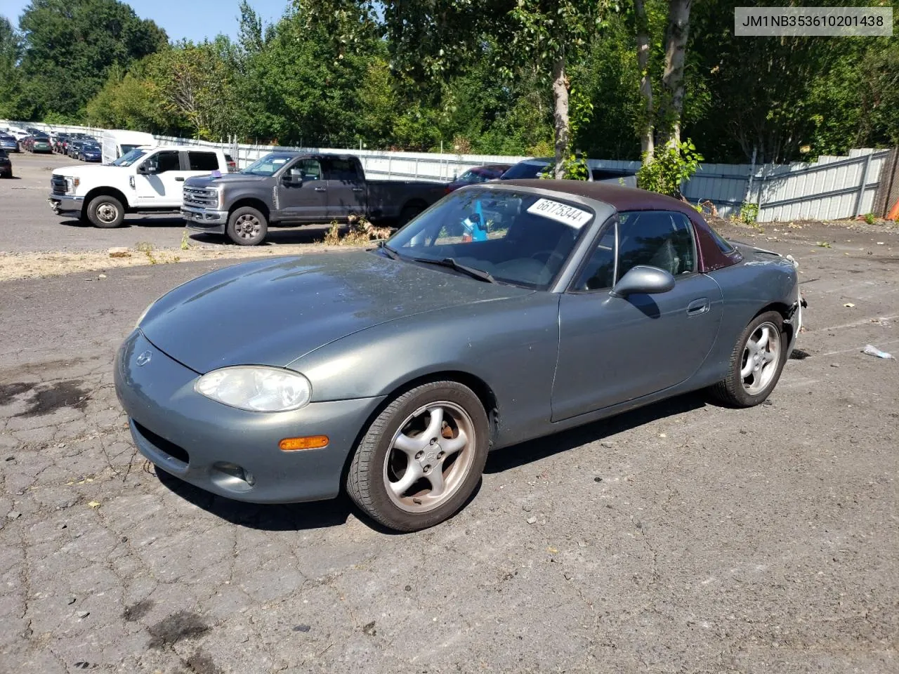 JM1NB353610201438 2001 Mazda Mx-5 Miata Base