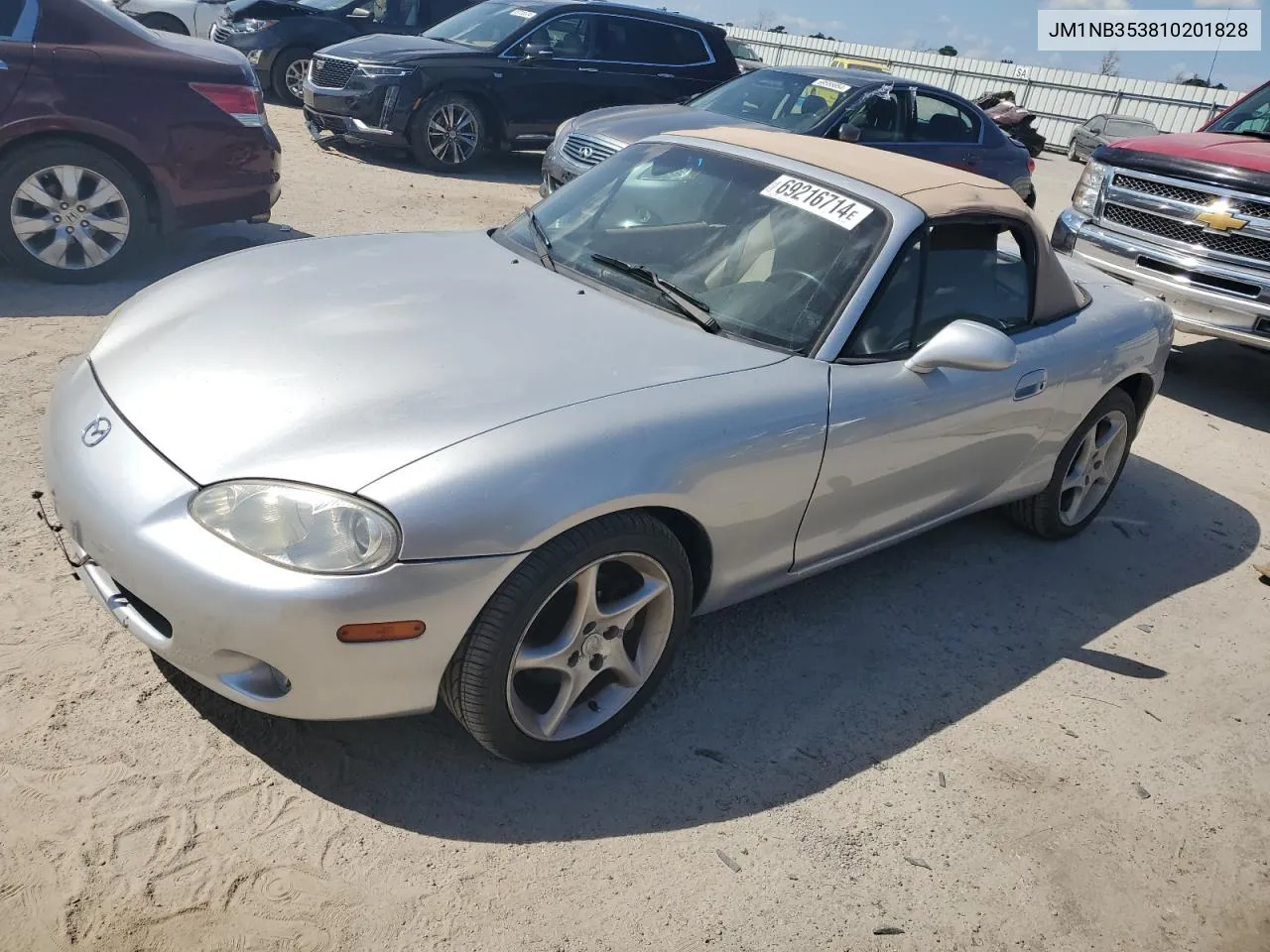 2001 Mazda Mx-5 Miata Base VIN: JM1NB353810201828 Lot: 69216714