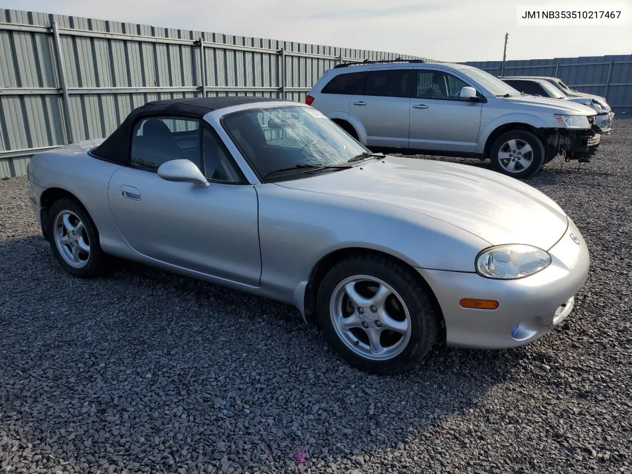 2001 Mazda Mx-5 Miata Base VIN: JM1NB353510217467 Lot: 72279014