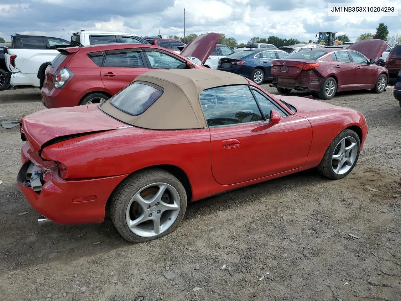 2001 Mazda Mx-5 Miata Base VIN: JM1NB353X10204293 Lot: 73223394