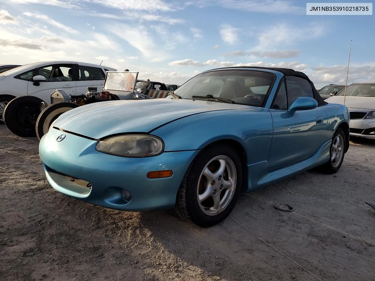 2001 Mazda Mx-5 Miata Base VIN: JM1NB353910218735 Lot: 75653144