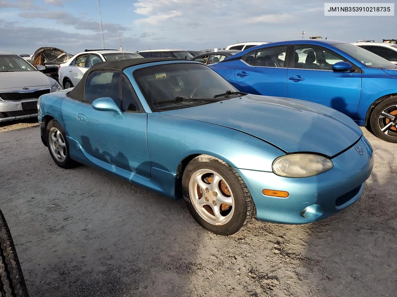 2001 Mazda Mx-5 Miata Base VIN: JM1NB353910218735 Lot: 75653144