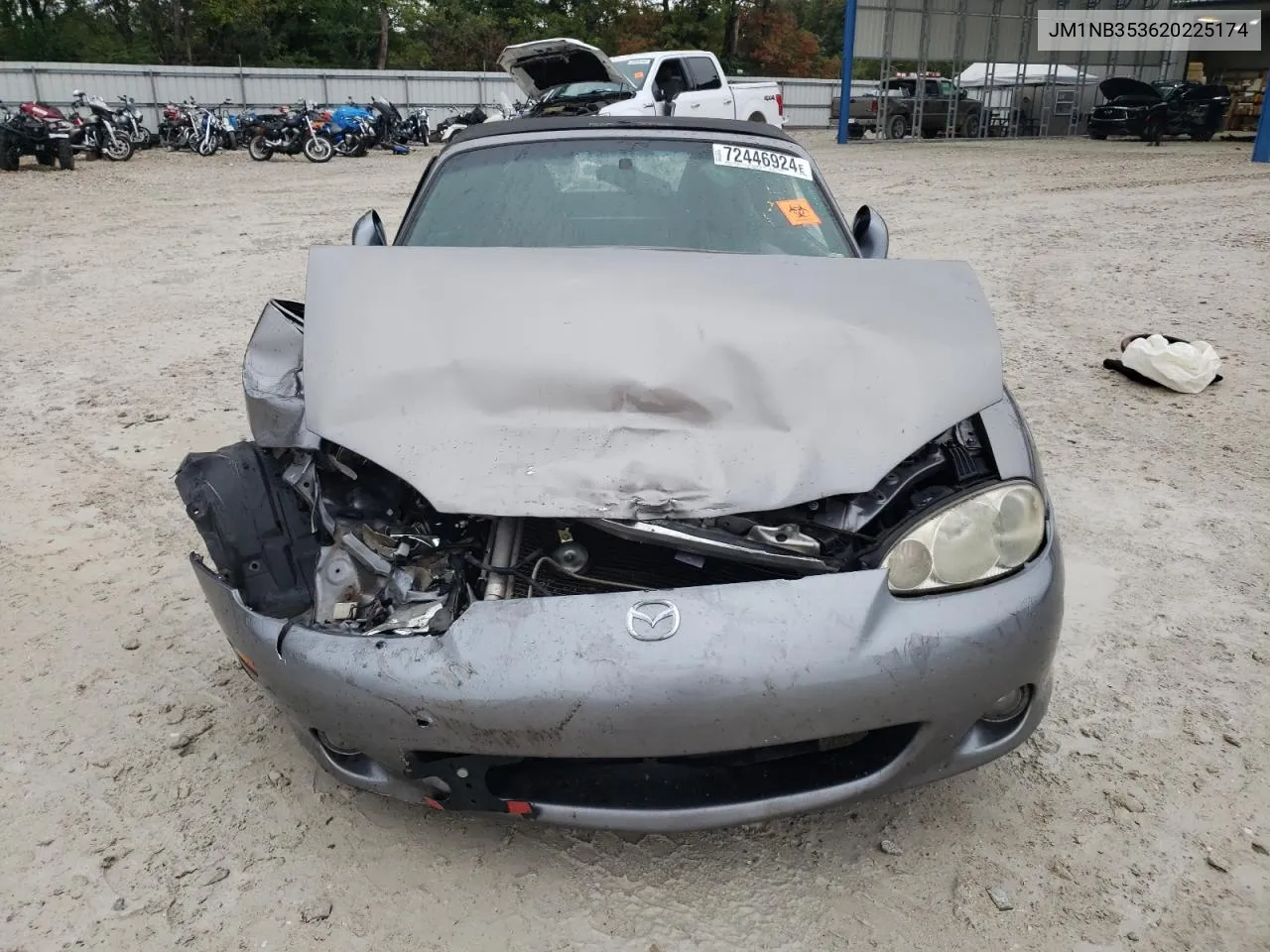 2002 Mazda Mx-5 Miata Base VIN: JM1NB353620225174 Lot: 72446924