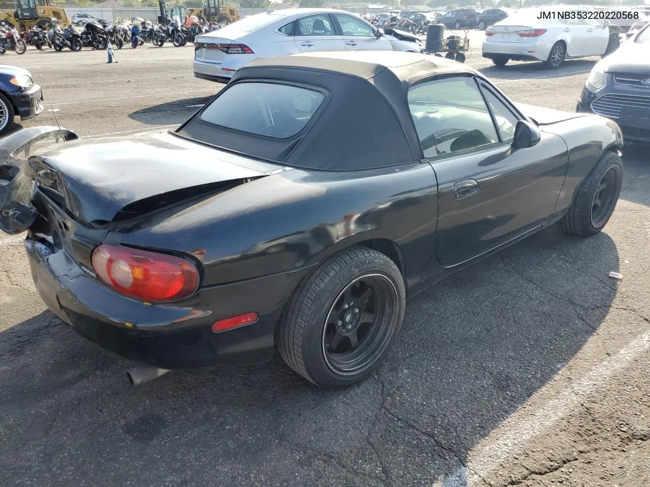 2002 Mazda Mx-5 Miata Base VIN: JM1NB353220220568 Lot: 76300694