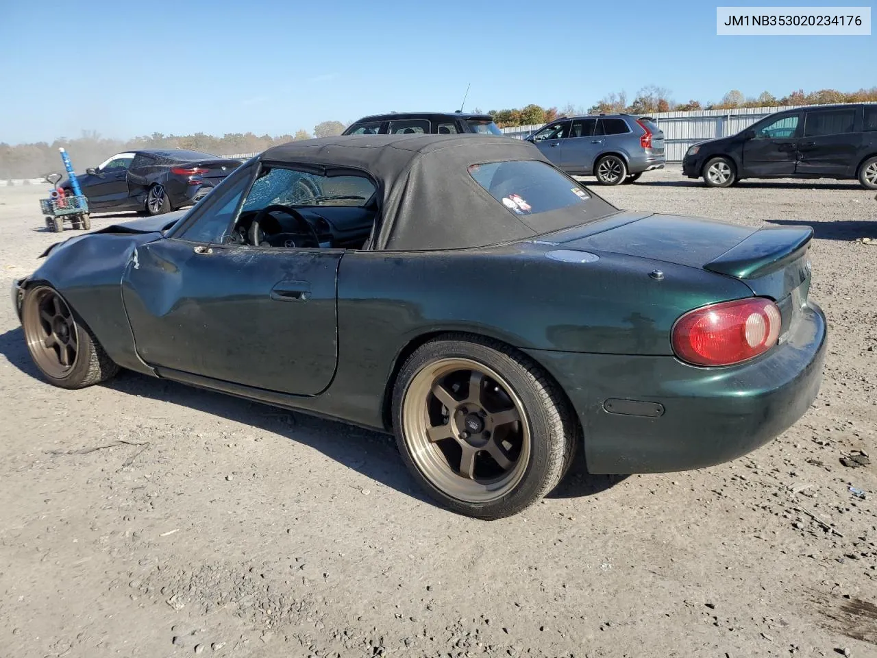 2002 Mazda Mx-5 Miata Base VIN: JM1NB353020234176 Lot: 78120654