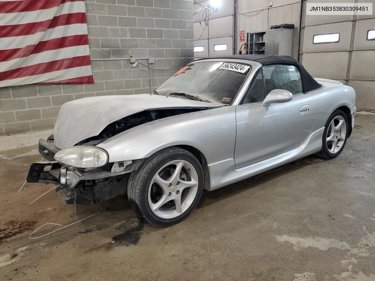 JM1NB353830309451 2003 Mazda Mx-5 Miata Base