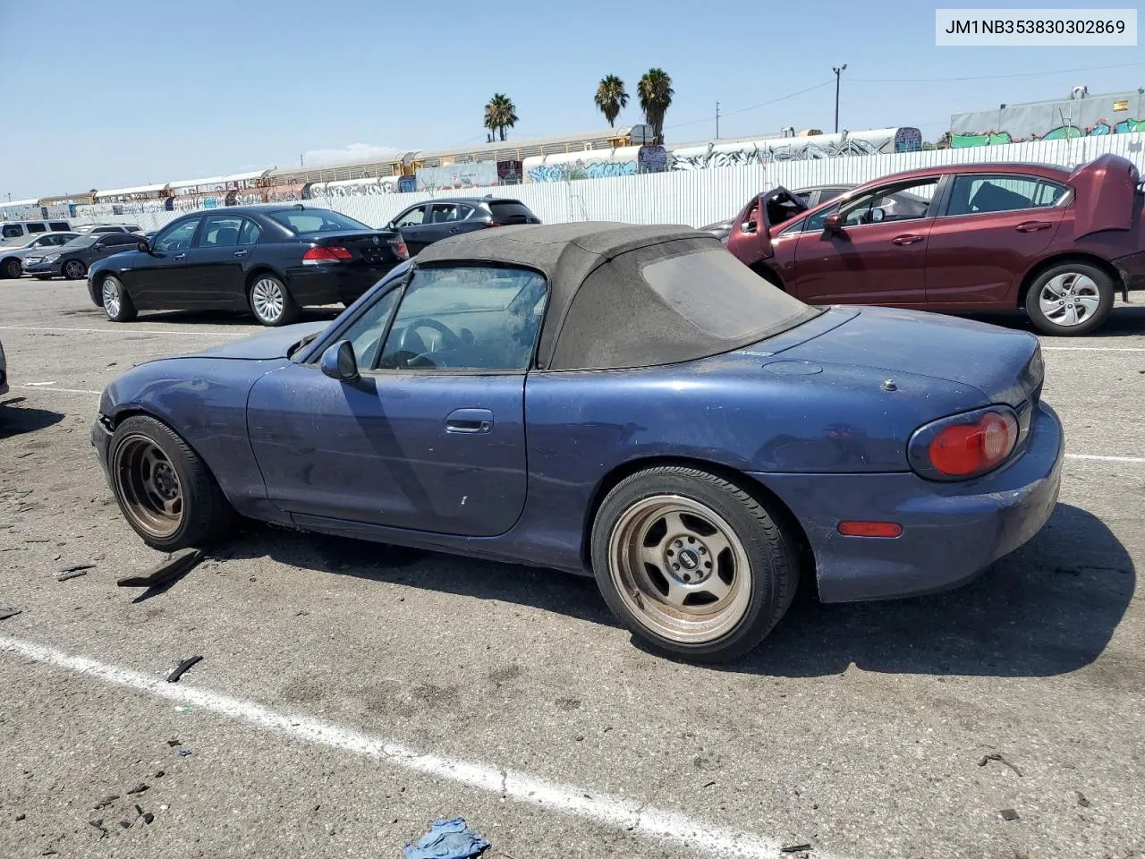 2003 Mazda Mx-5 Miata Base VIN: JM1NB353830302869 Lot: 66439384