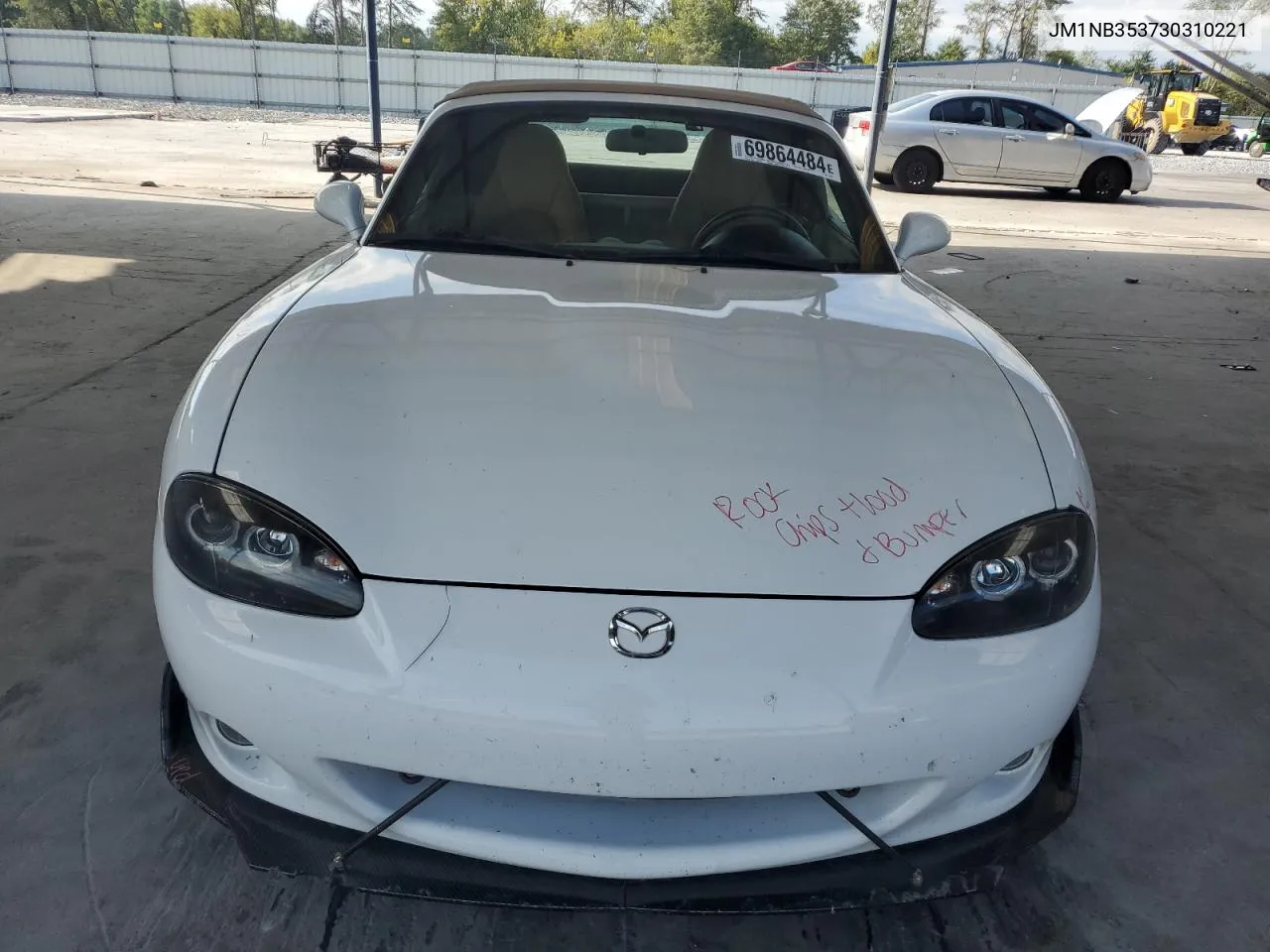 2003 Mazda Mx-5 Miata Base VIN: JM1NB353730310221 Lot: 69864484