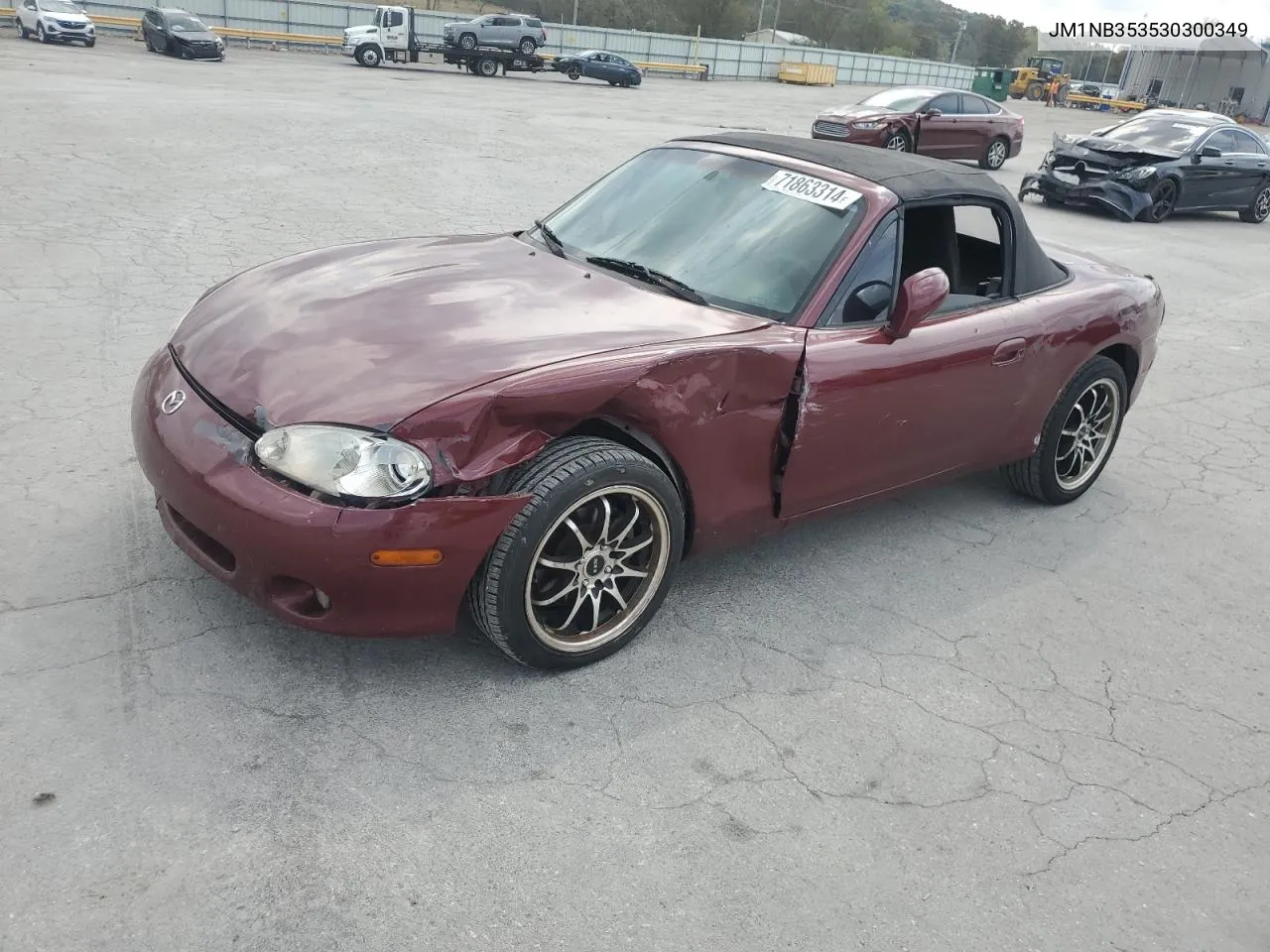 JM1NB353530300349 2003 Mazda Mx-5 Miata Base