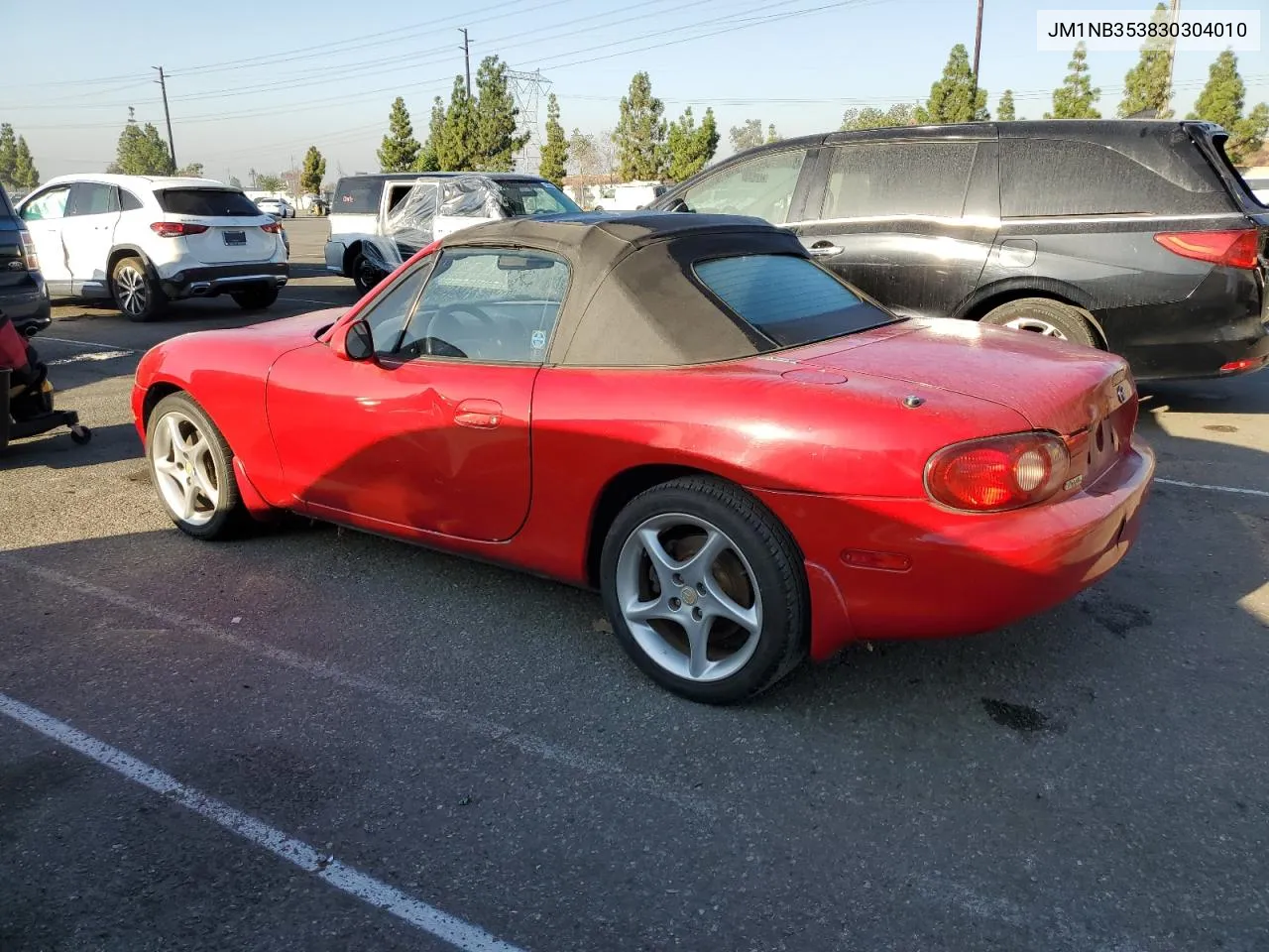 2003 Mazda Mx-5 Miata Base VIN: JM1NB353830304010 Lot: 72841474