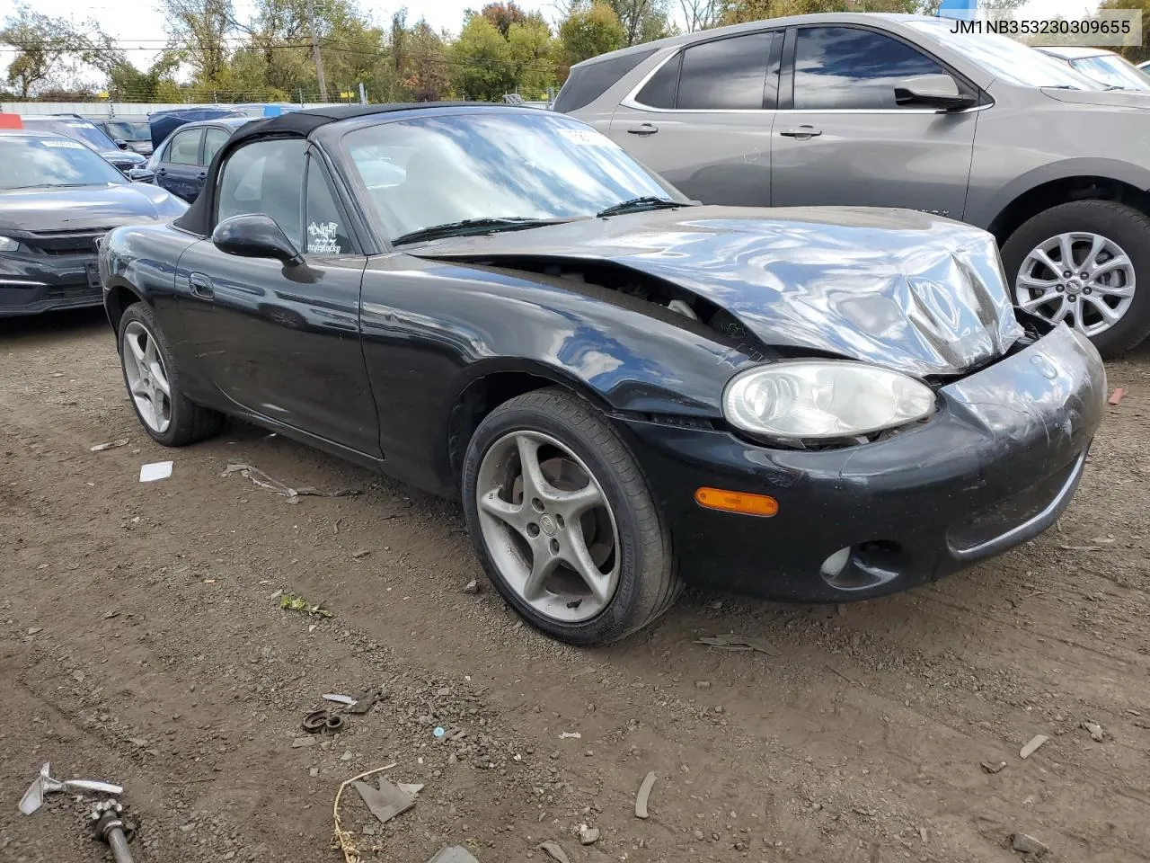 2003 Mazda Mx-5 Miata Base VIN: JM1NB353230309655 Lot: 75857444