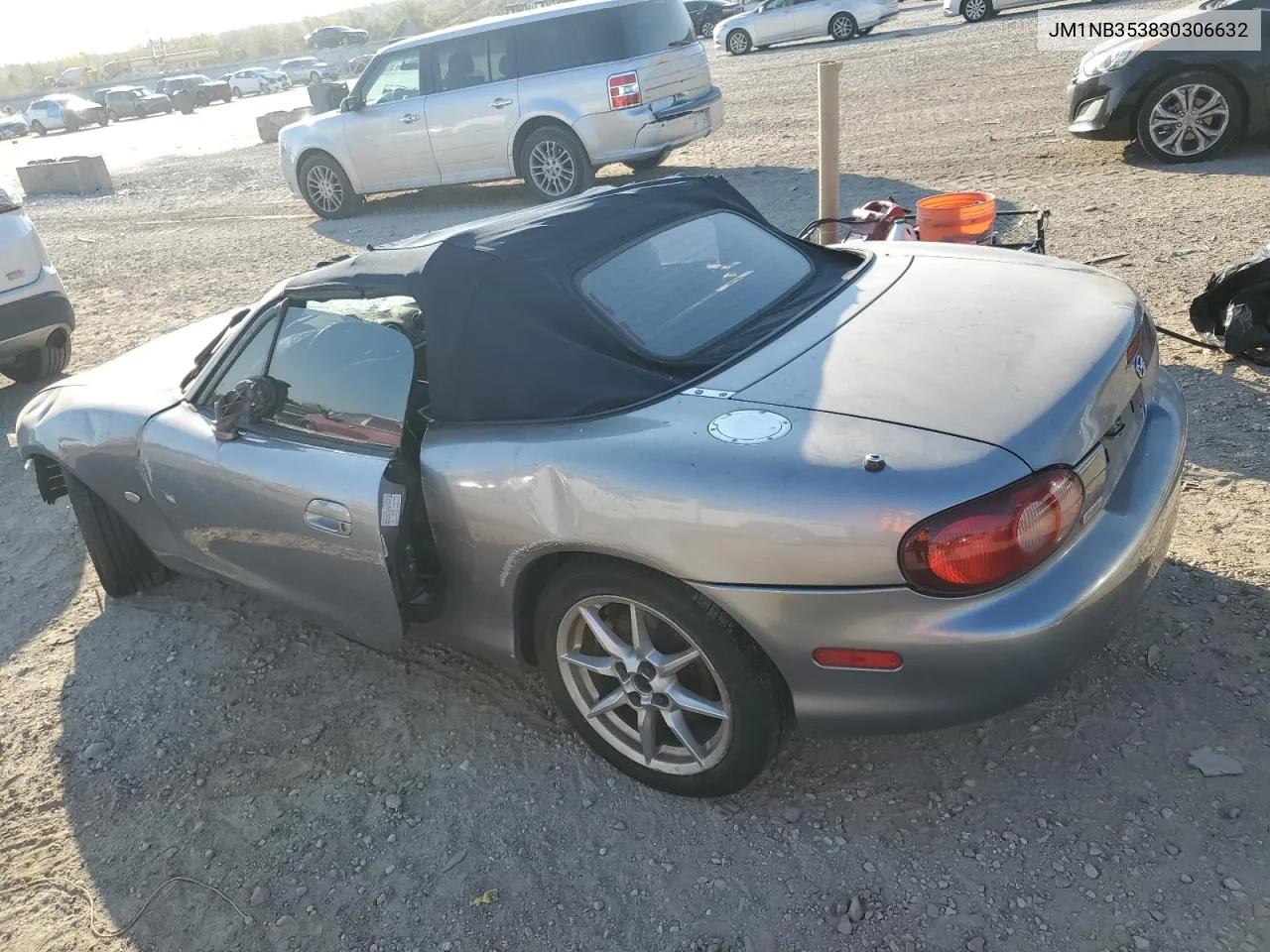 2003 Mazda Mx-5 Miata Base VIN: JM1NB353830306632 Lot: 77024844