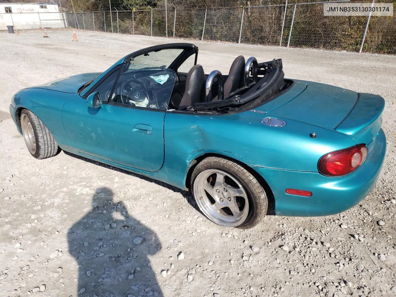 2003 Mazda Mx-5 Miata Base VIN: JM1NB353130301174 Lot: 78637204