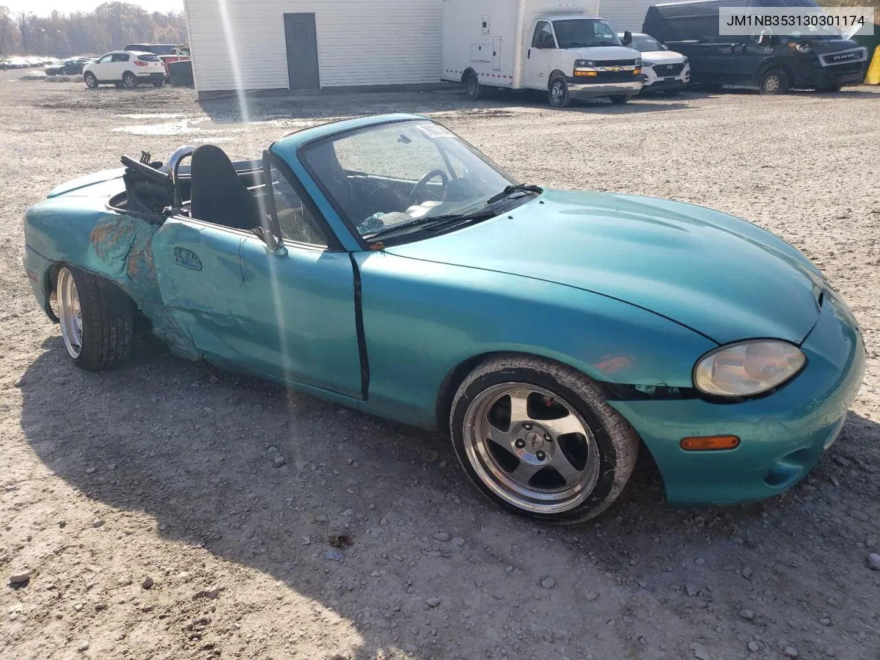 2003 Mazda Mx-5 Miata Base VIN: JM1NB353130301174 Lot: 78637204