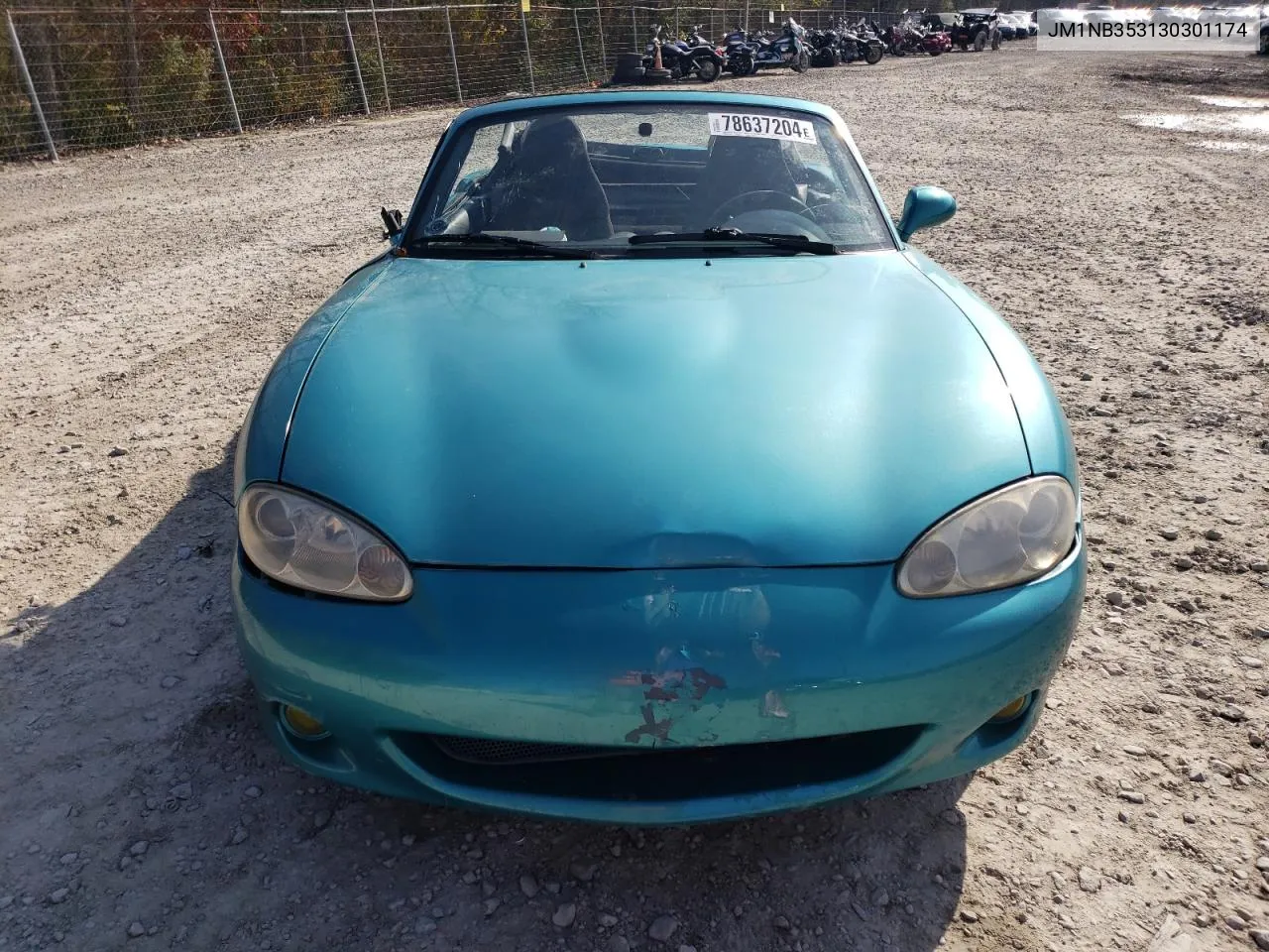 2003 Mazda Mx-5 Miata Base VIN: JM1NB353130301174 Lot: 78637204