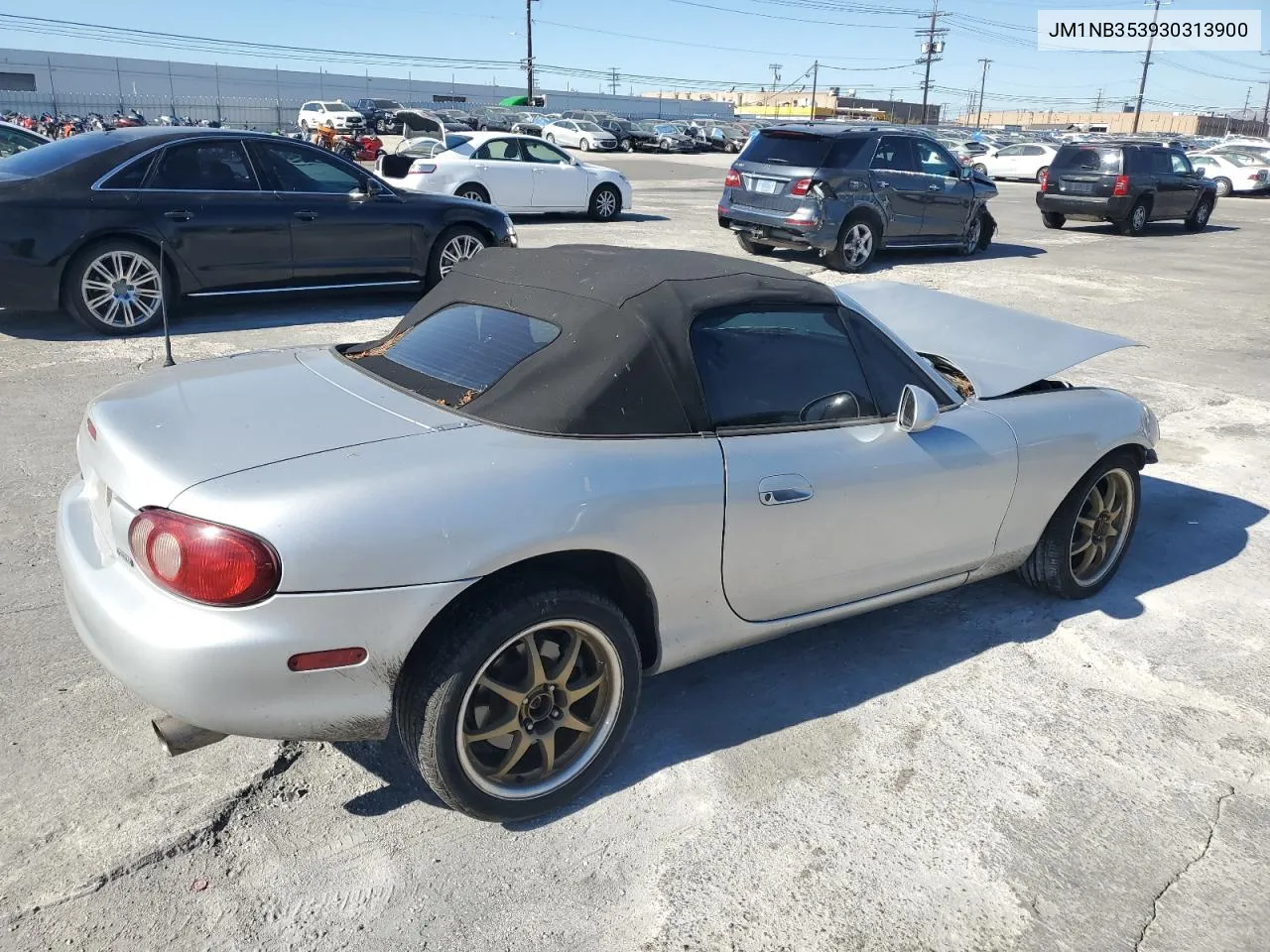 2003 Mazda Mx-5 Miata Base VIN: JM1NB353930313900 Lot: 78883124