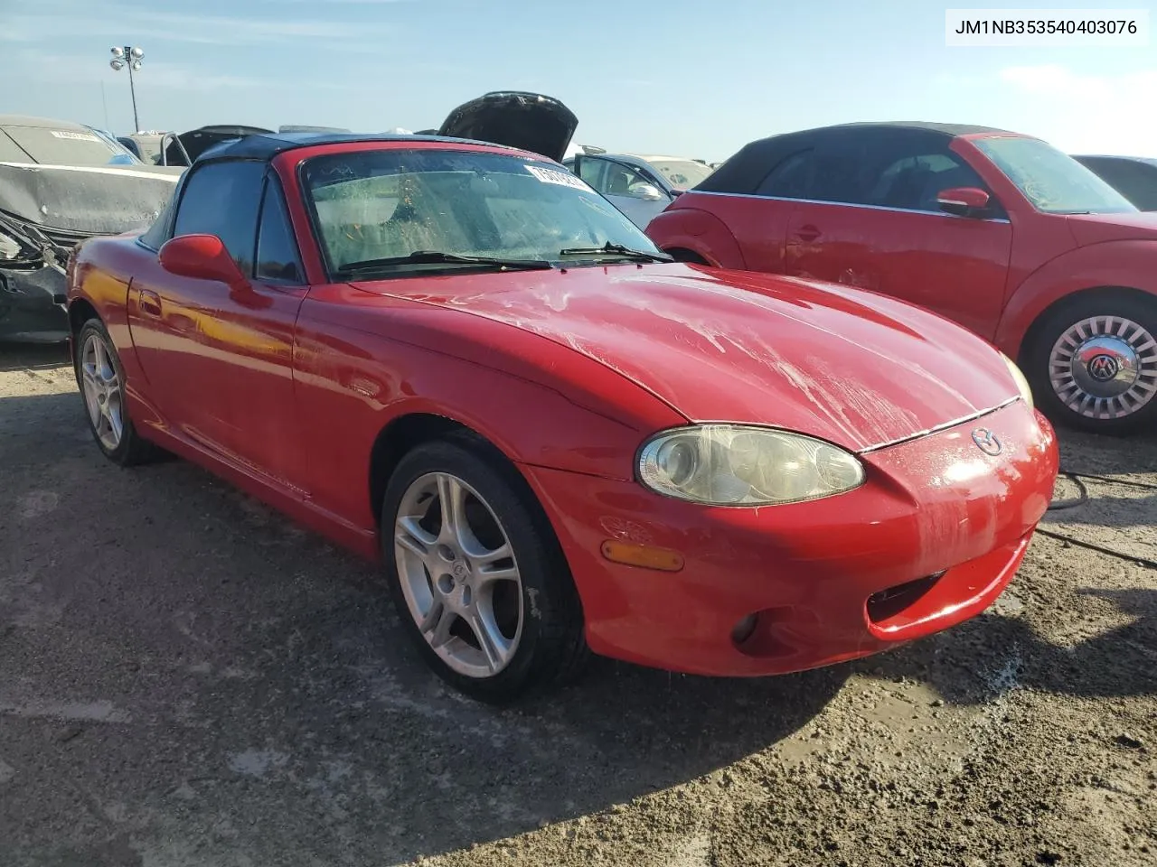 2004 Mazda Mx-5 Miata Base VIN: JM1NB353540403076 Lot: 75079274