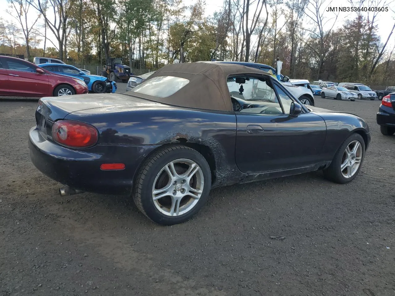 2004 Mazda Mx-5 Miata Base VIN: JM1NB353640403605 Lot: 76300484