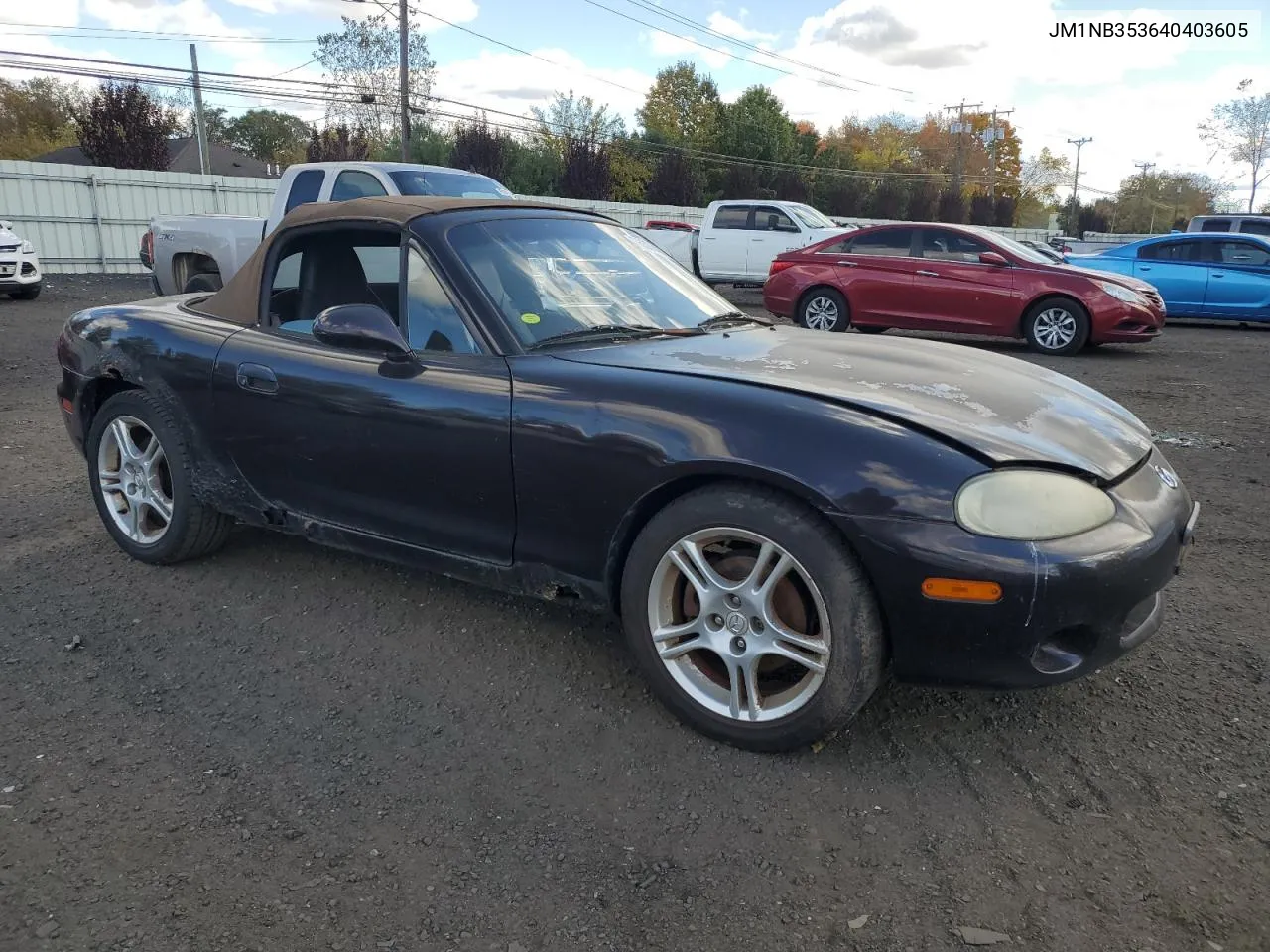 2004 Mazda Mx-5 Miata Base VIN: JM1NB353640403605 Lot: 76300484