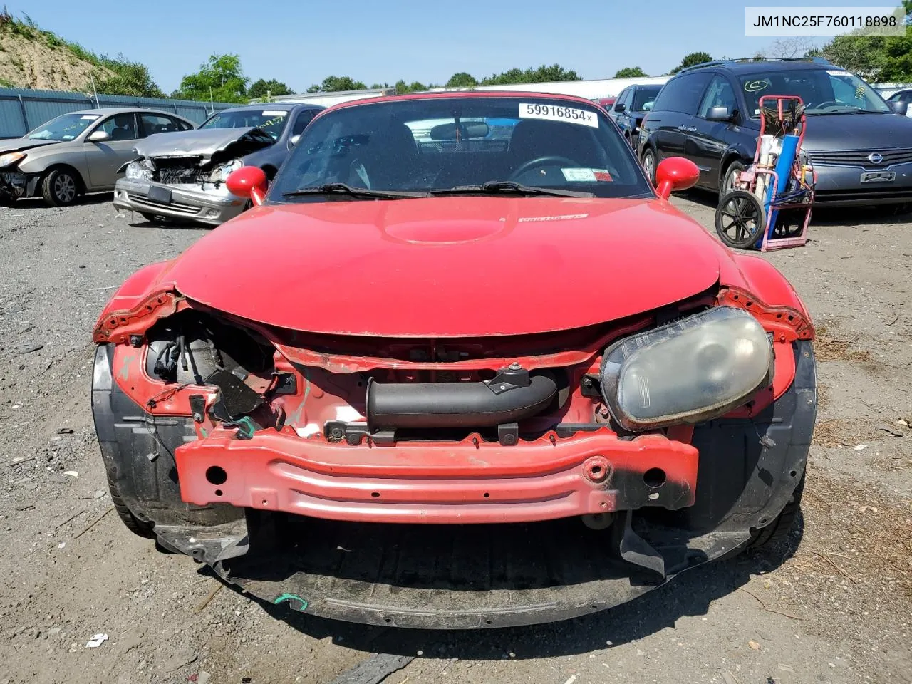 JM1NC25F760118898 2006 Mazda Mx-5 Miata