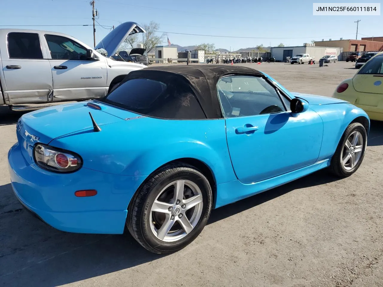 2006 Mazda Mx-5 Miata VIN: JM1NC25F660111814 Lot: 72432564