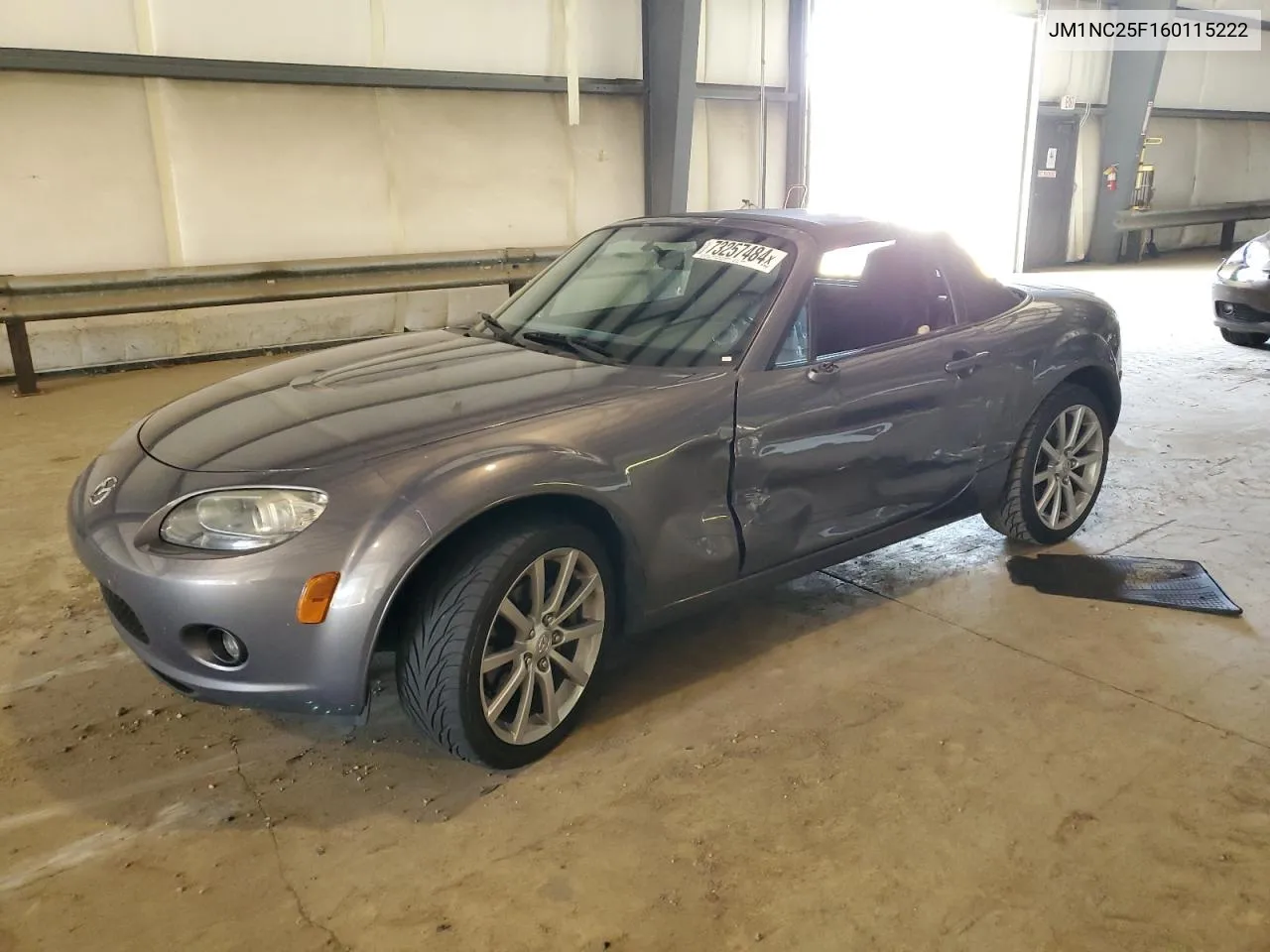 2006 Mazda Mx-5 Miata VIN: JM1NC25F160115222 Lot: 73257484