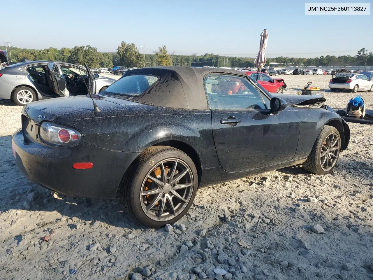 2006 Mazda Mx-5 Miata VIN: JM1NC25F360113827 Lot: 74561224