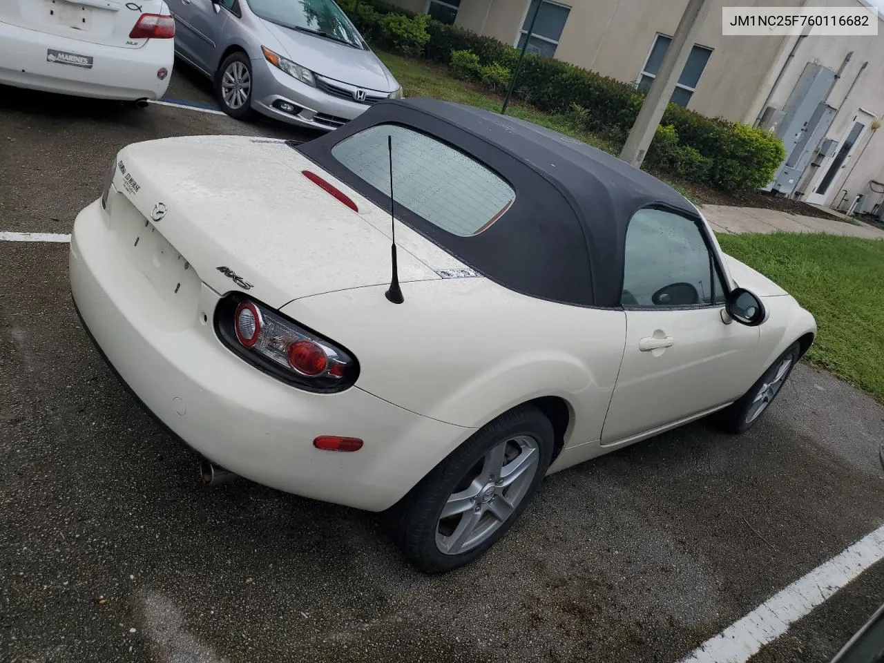 2006 Mazda Mx-5 Miata VIN: JM1NC25F760116682 Lot: 74572414