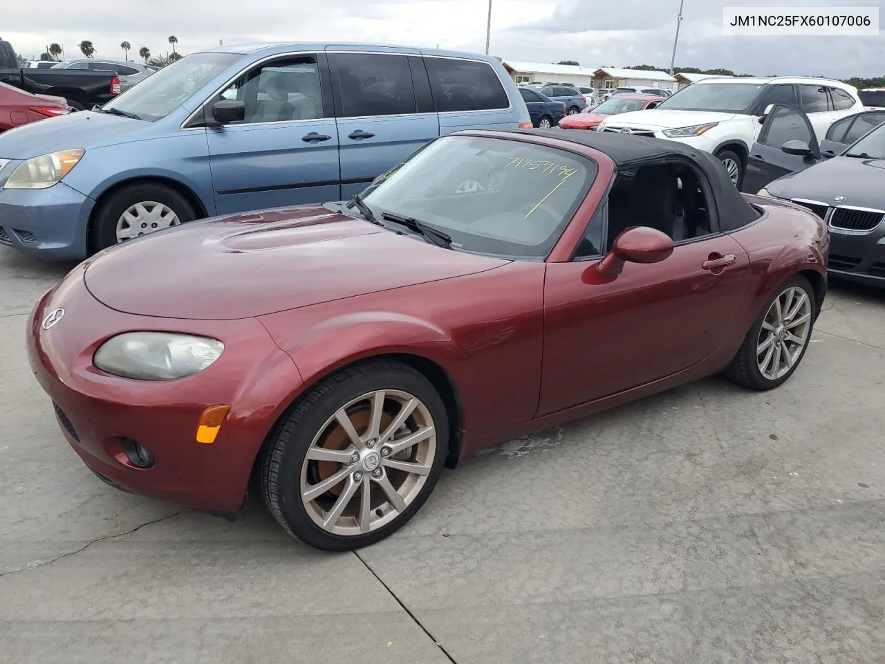 2006 Mazda Mx-5 Miata VIN: JM1NC25FX60107006 Lot: 74759194