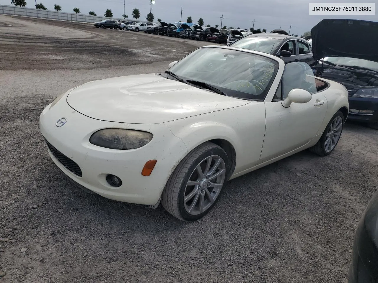 2006 Mazda Mx-5 Miata VIN: JM1NC25F760113880 Lot: 74919244