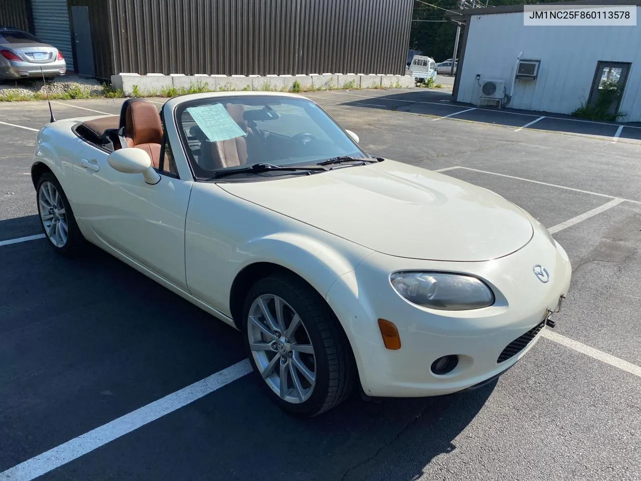 2006 Mazda Mx-5 Miata VIN: JM1NC25F860113578 Lot: 75176654