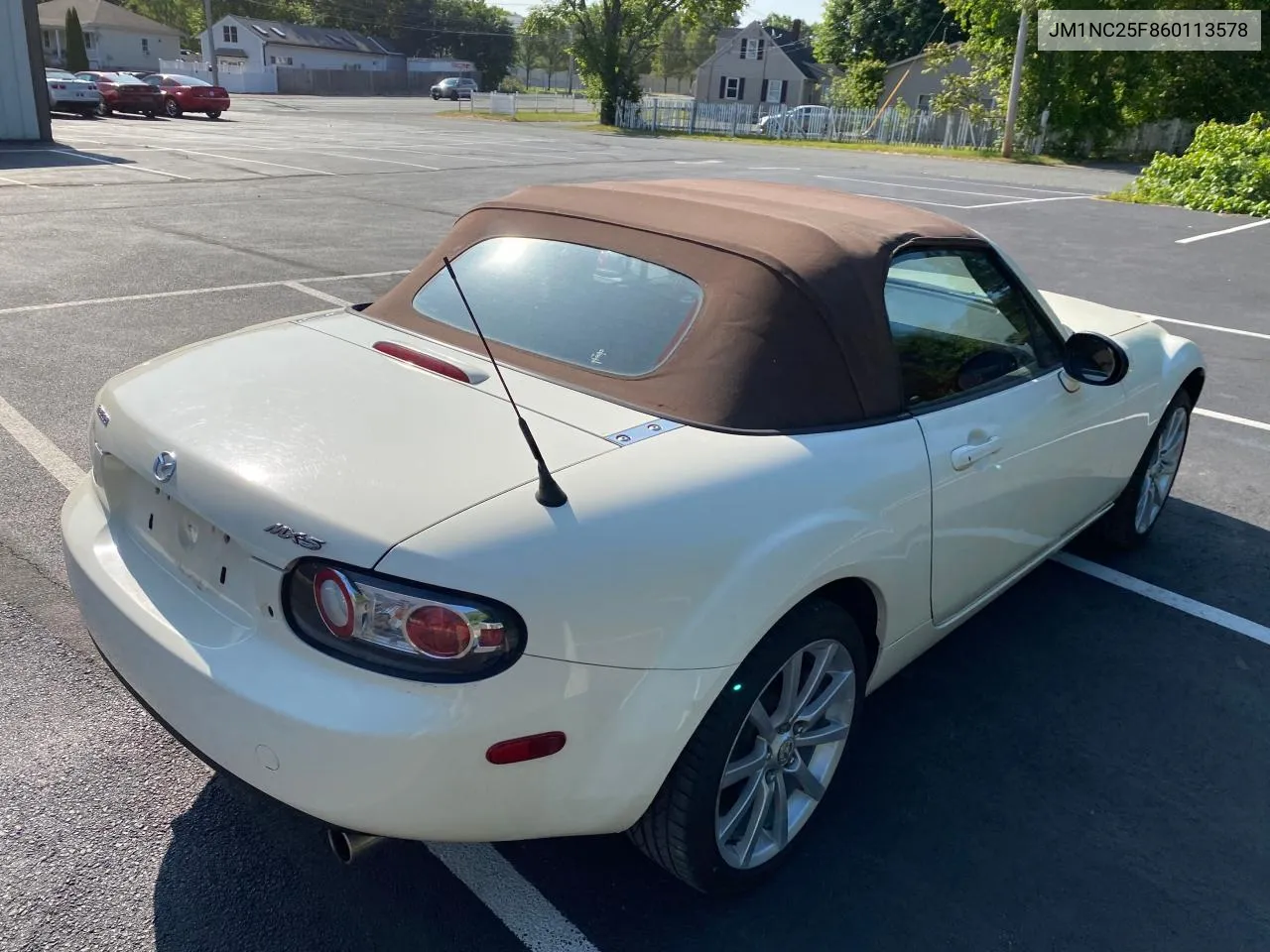 2006 Mazda Mx-5 Miata VIN: JM1NC25F860113578 Lot: 75176654