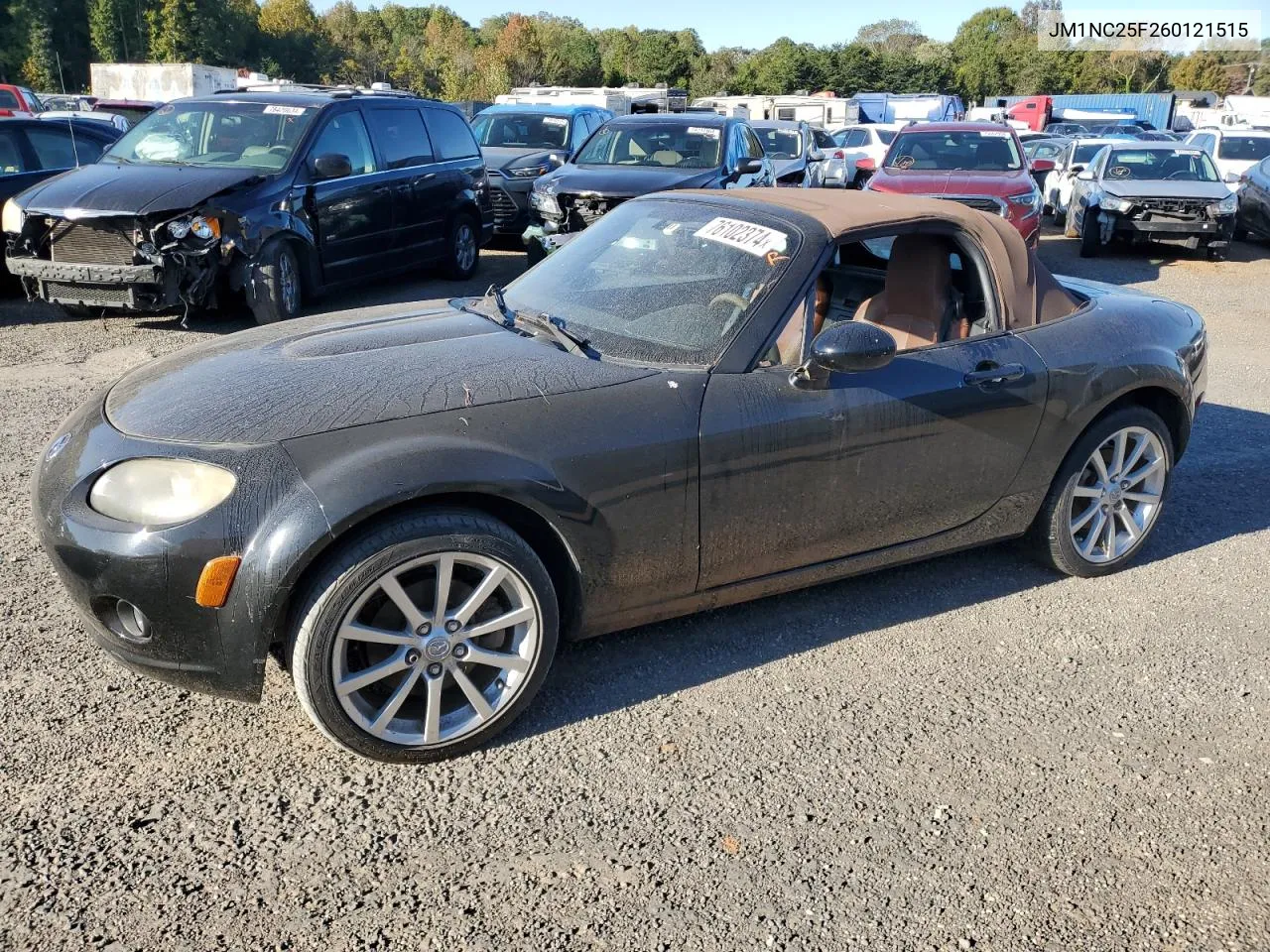 2006 Mazda Mx-5 Miata VIN: JM1NC25F260121515 Lot: 76102374