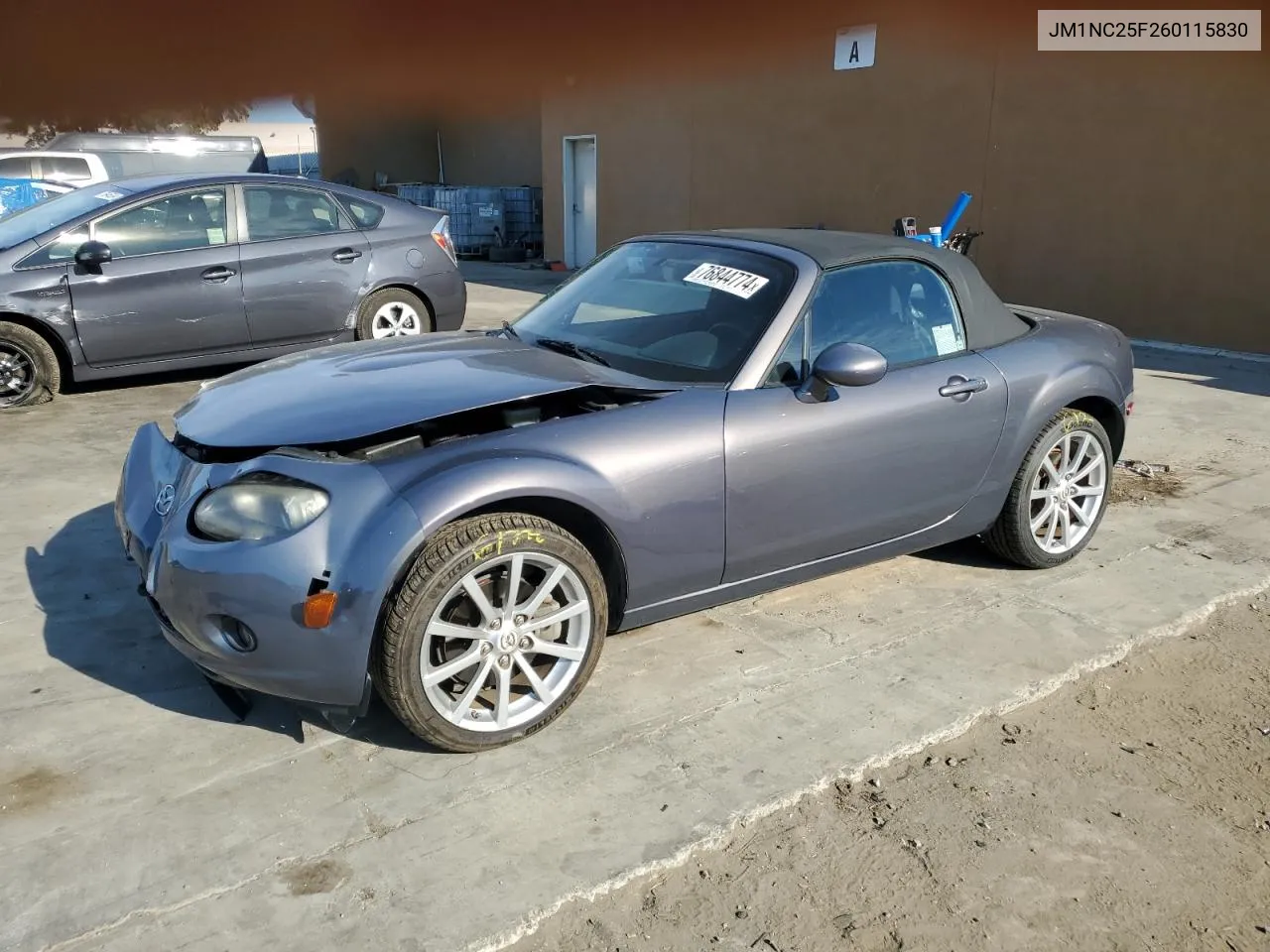 2006 Mazda Mx-5 Miata VIN: JM1NC25F260115830 Lot: 76844774