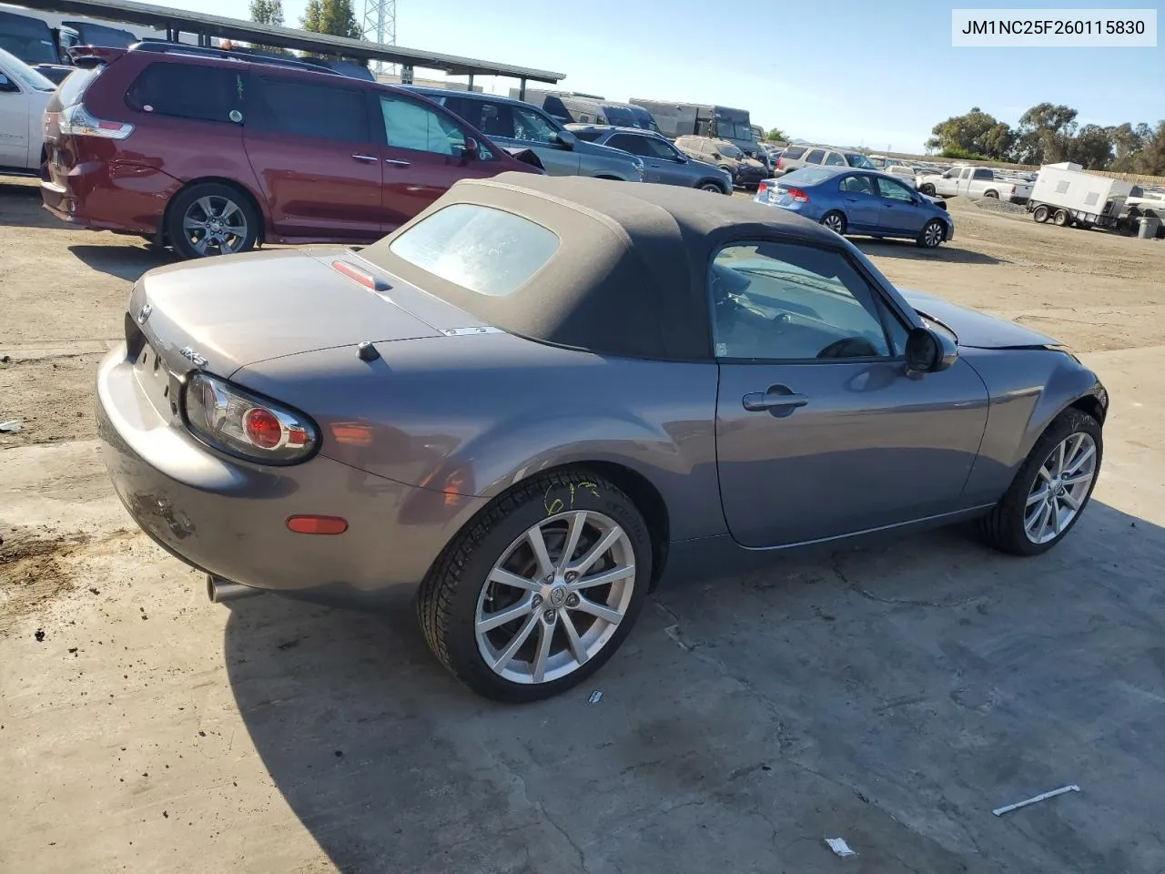 2006 Mazda Mx-5 Miata VIN: JM1NC25F260115830 Lot: 76844774