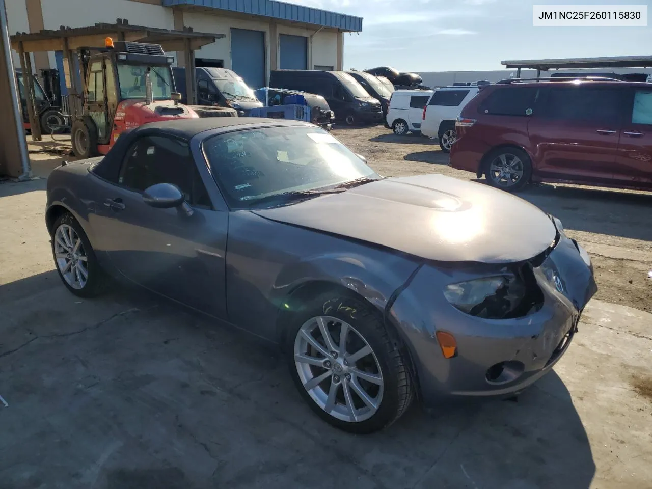 2006 Mazda Mx-5 Miata VIN: JM1NC25F260115830 Lot: 76844774