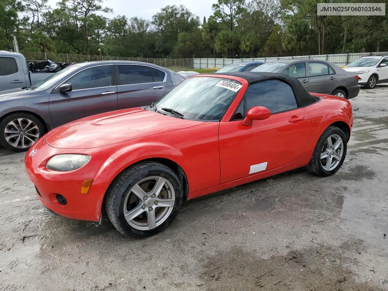 2006 Mazda Mx-5 Miata VIN: JM1NC25F060103546 Lot: 76898404