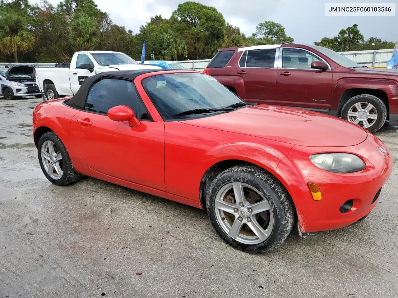 2006 Mazda Mx-5 Miata VIN: JM1NC25F060103546 Lot: 76898404